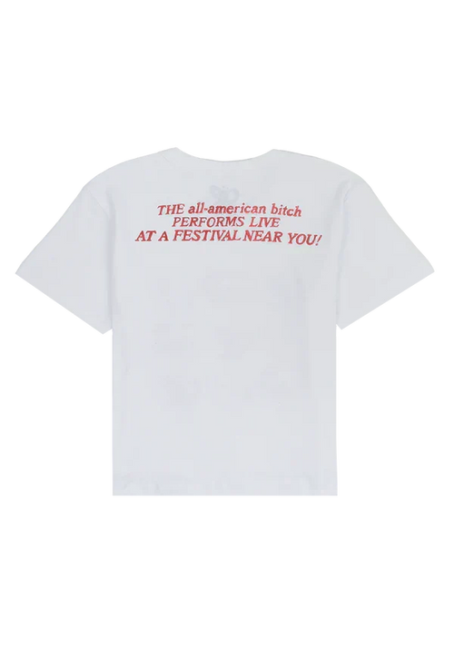 at a festival near you crop baby tee