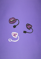 olivia rodrigo straw toppers – set of 3