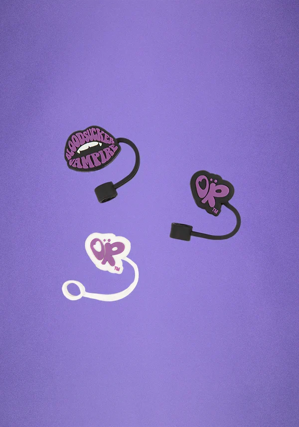 olivia rodrigo straw toppers – set of 3
