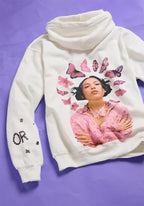 SOUR tour hoodie in white