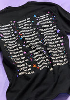 spill your GUTS live dateback t-shirt in black