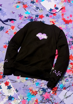 GUTS world tour crewneck pullover in black