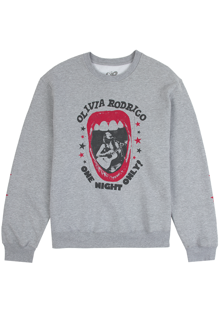 one night only crewneck pullover