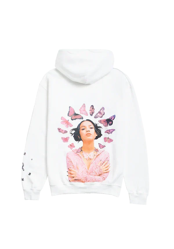 SOUR tour hoodie in white
