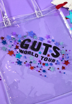clear GUTS world tour tote