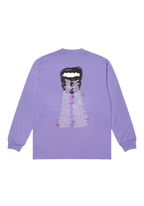 GUTS dateback longsleeve t-shirt in purple