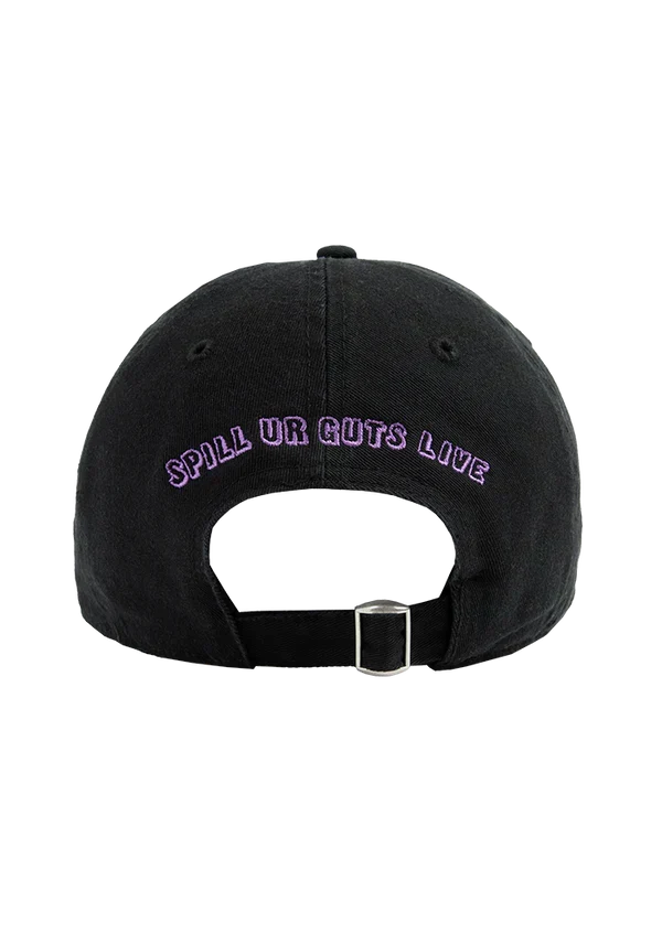 spill ur GUTS live world tour dad hat in black
