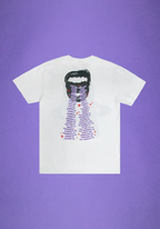 GUTS dateback t-shirt in white